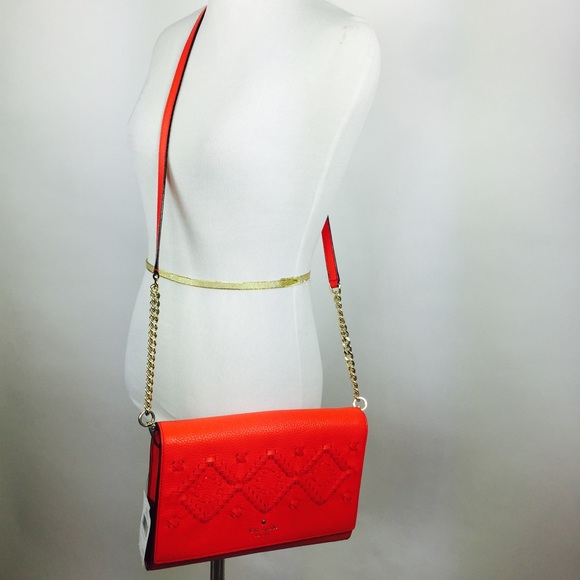 Kate Spade New York Valencia Cross body Bag Red - Picture 3 of 6